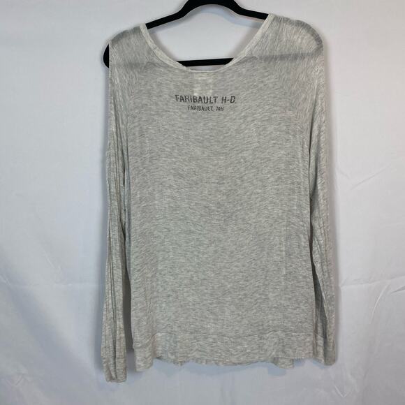 Genuine Harley Davidson - Gray Long Sleeve Shirt - XL 21” Pit to Pit, 24” Length - Picture 3 of 8